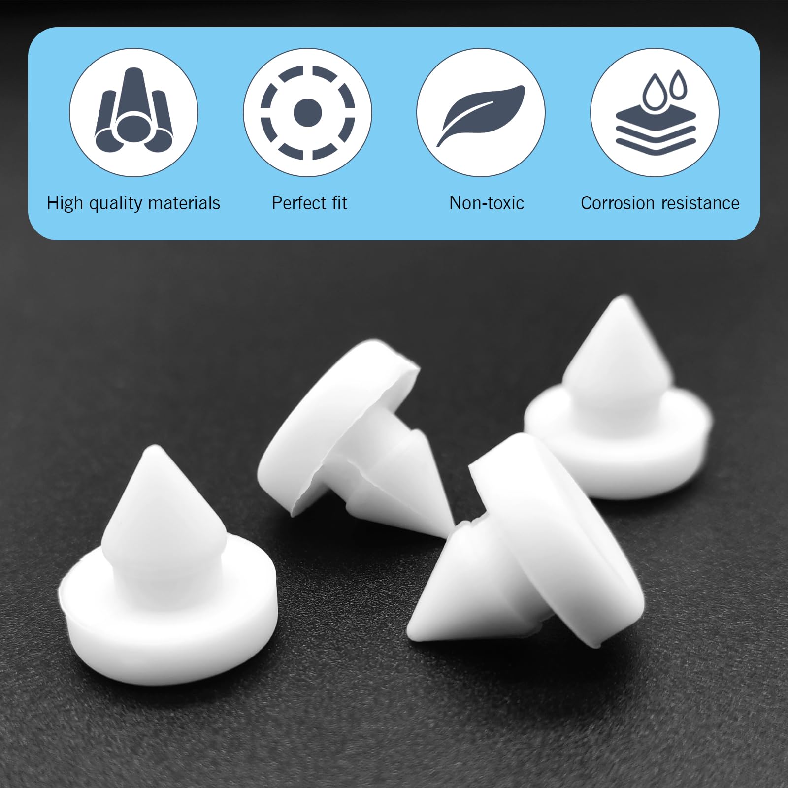 Amazon | Flygun 車用ブレーキペダルストッパー4個、耐摩耗性と耐腐食